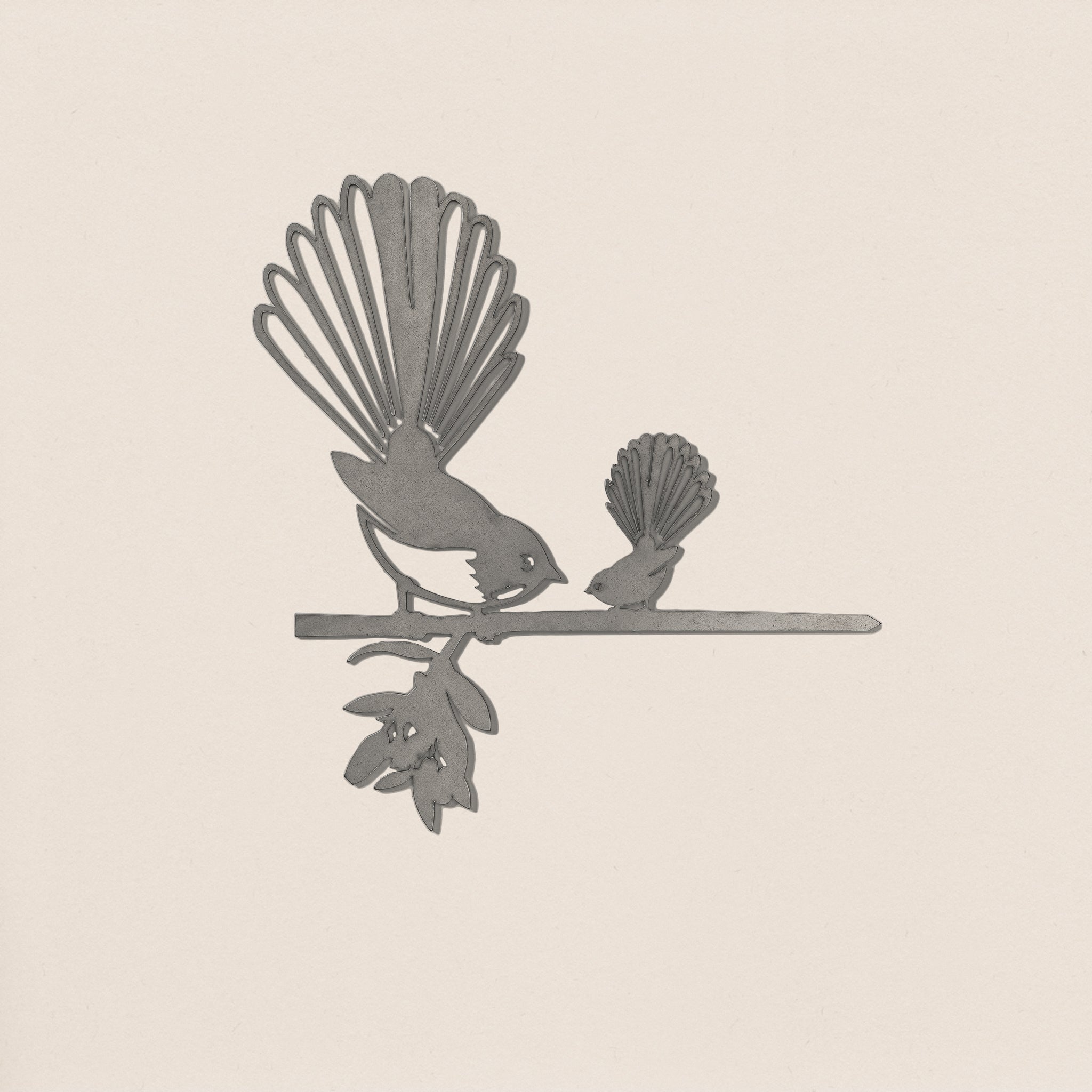 Fantail (Pīwakawaka ) and Baby