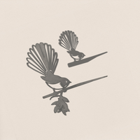 The Pīwakawaka Mum & Mini Set from Metalbird New Zealand features metal fantail bird silhouettes, casting beautiful shadows—an ideal New Zealand-inspired Mother’s Day gift.