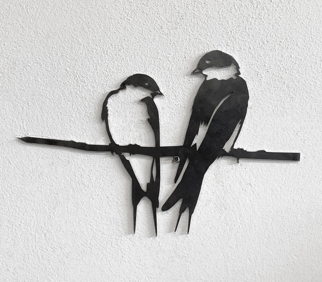 Metalbird Seconds - PAIR OF SWALLOWS