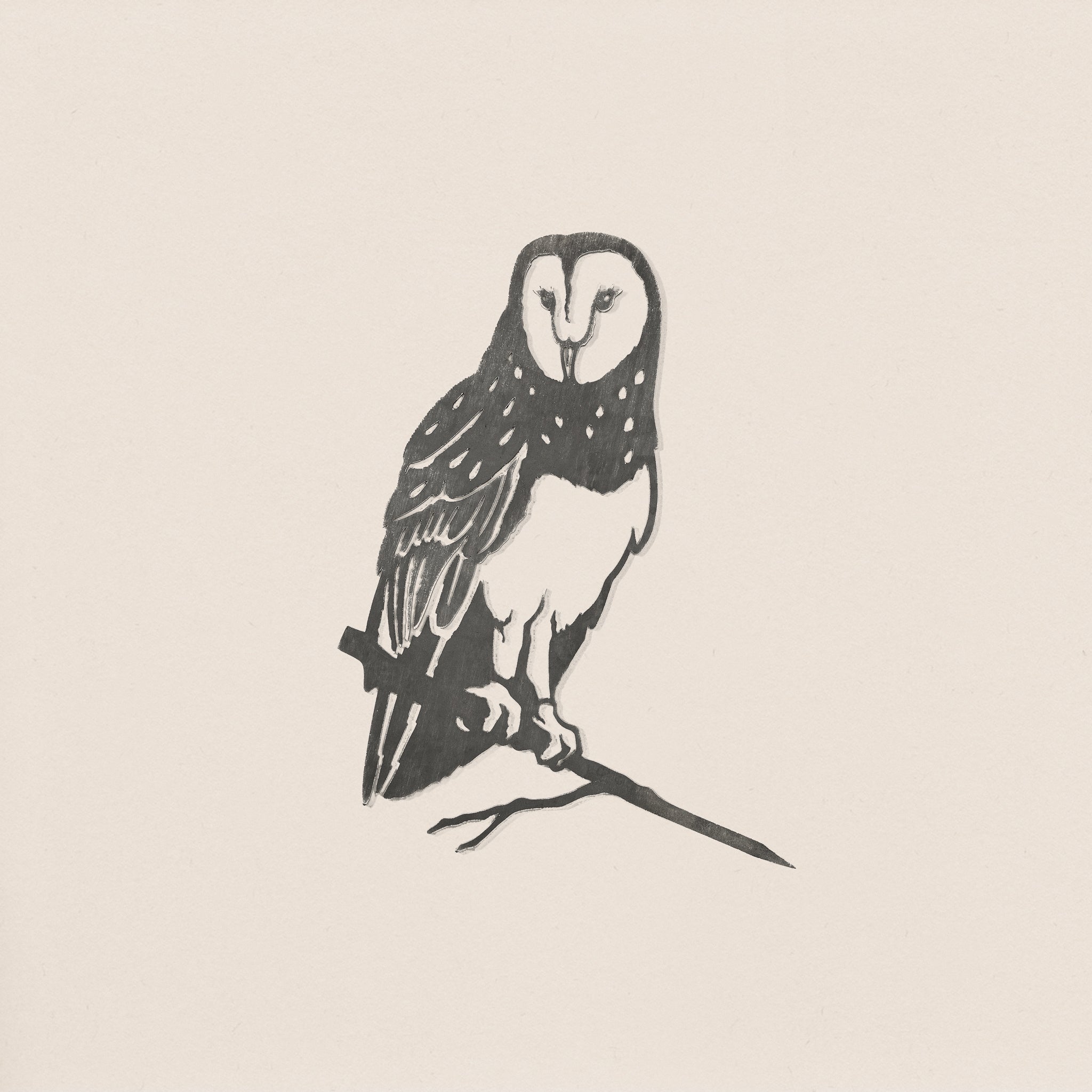 AI Art Generator Barn owl tattoo design