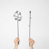 Kererū Pair Plant Stake - 100cm