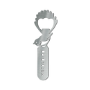 The Metalbird New Zealand Birdle-Opener 2.0 is a stainless steel, bird-shaped bottle opener with "METALBIRD" cut out on the handle and the Pīwakawaka’s tail serving as the opener—a fun addition to any collection.